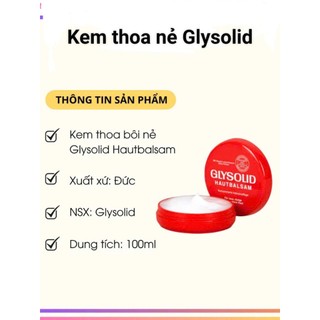 Kem nẻ Glysolid Hautbalsam, 100 ml của Đức