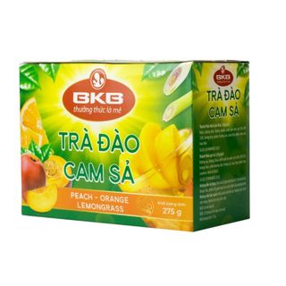 Trà Đào Cam Sả BKB 275g - Nguyên Liệu Pha Chế Thơm Ngon- Hương Vị Đậm Đà, Tiện Lợi