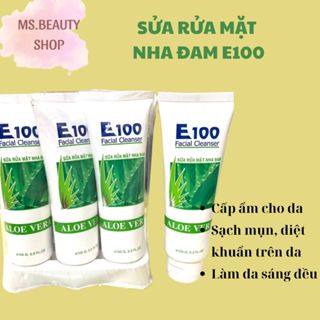 Sữa Rửa Mặt E100 Nha Đam 100g