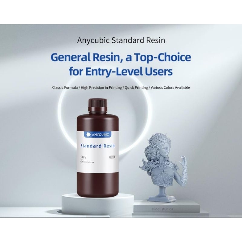  Nhựa in 3D Resin UV Anycubic Standard Basic 1000gram 