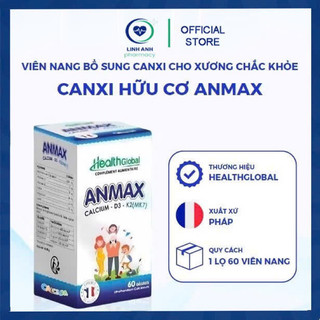  ANMAX canxi hữu cơ tảo biển đỏ từ Pháp bổ sung cho bé và người lớn mẹ bầu hỗ trợ tăng cao cho trẻ 