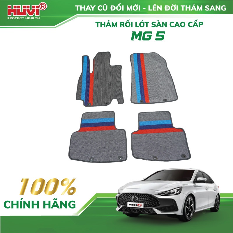 [DÙNG VỚI THẢM SÀN HUVI] Thảm rối lót sàn xe ô tô MG5 2022+ sử dụng nhựa PVC cao cấp thương hiệu chí
