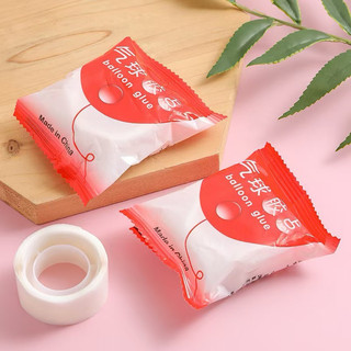 5 cuộn Băng keo chuyên dụng dính bong bóng phụ kiện sinh nhật, keo cuộn 100 đốt tròn 2 mặt