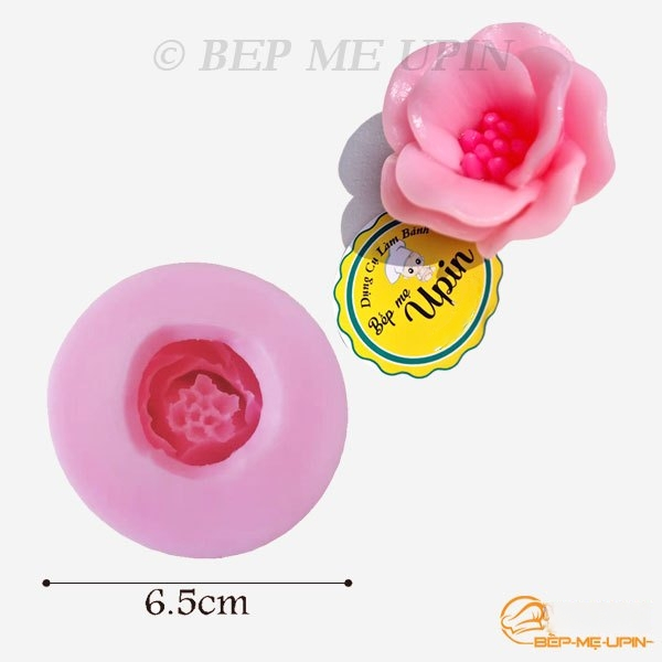 Khuôn silicon hoa trà nhị nhọn mã P25 khuôn hoa thái đẹp khuôn hoa nến khuôn làm bánh