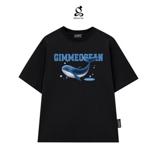 [Oversize] Áo Thun Oversize Gimme - CÁ VÀ RÙA - Premium Cotton 250gsm - 2 Chiều Cổ Tròn - GM03