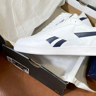 [CHÍNH HÃNG] GIÀY REEBOK - ĐẾ BẰNG - TRẮNG - LINE NAVY - (5429)