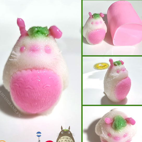 Khuôn silicon chú mèo totoro
