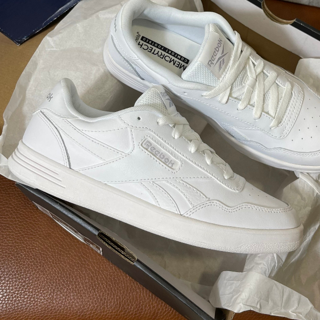 [CHÍNH HÃNG] - GIÀY REEBOK - ĐẾ BẰNG - FULL TRẮNG - (5430)
