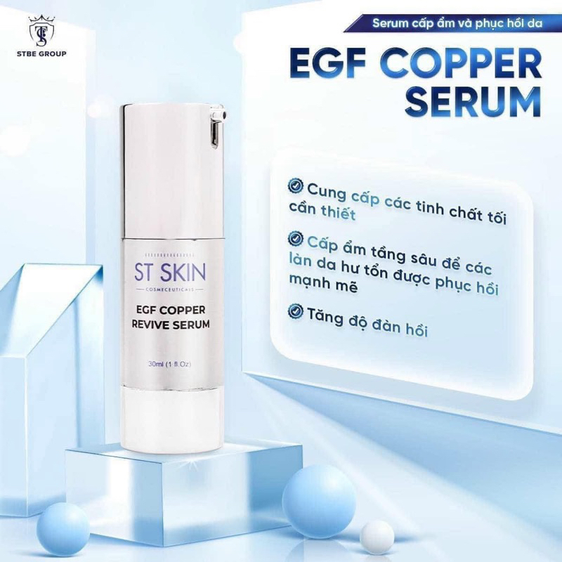 EGF COPPER REVIVE SERUM chính hãng ST SKIN (STBE)