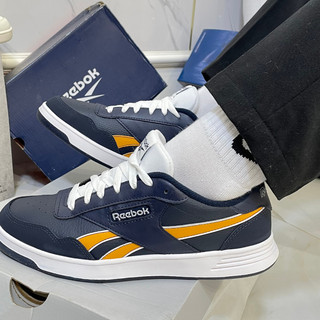[CHÍNH HÃNG] - GIÀY REEBOK - ĐẾ BẰNG - NAVY- VÀNG - (5427)