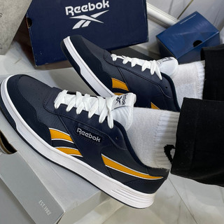 [CHÍNH HÃNG] - GIÀY REEBOK - ĐẾ BẰNG - NAVY- VÀNG - (5427)