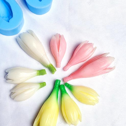 vỉ 3 khuôn silicon hoa ngọc lan NL3