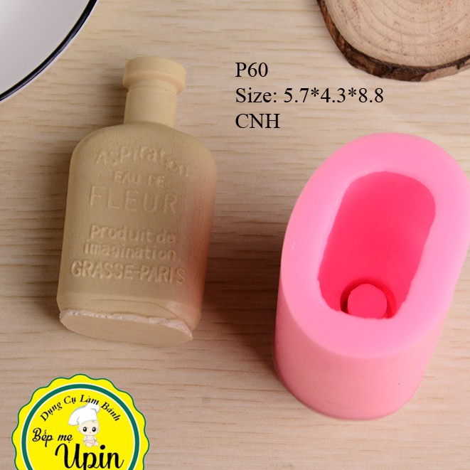 Khuôn Silicon Chai Nước Hoa Pháp