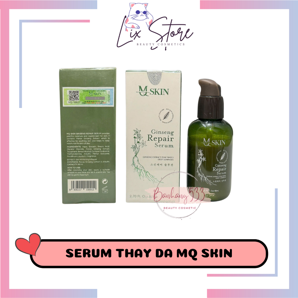 [Chính hãng] Date 12/2027 Serum Thay Da Nhân Sâm MQ