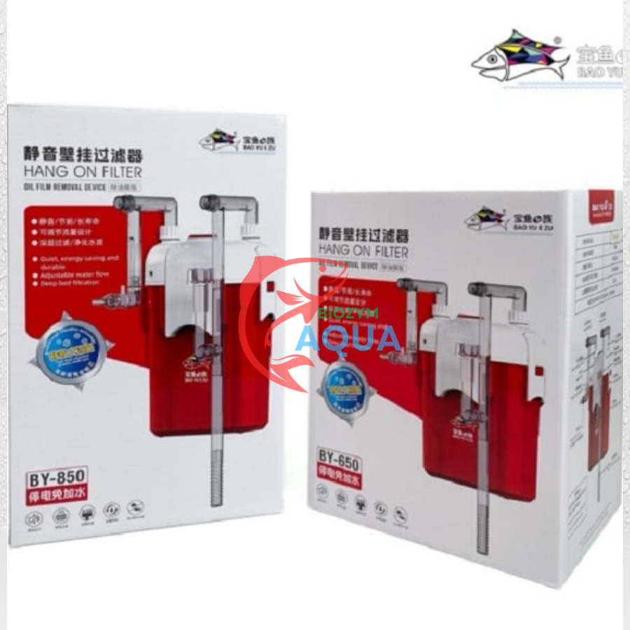 Lọc Treo BAOYU BY-650 Và BY-850 Cho Bể Cá Cảnh, Bể Thủy Sinh