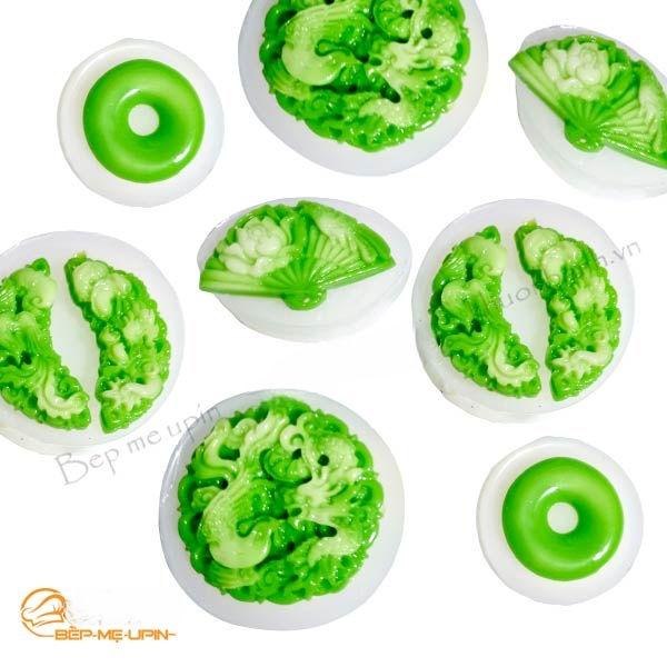 Combo 4 khuôn silicon ngọc bội