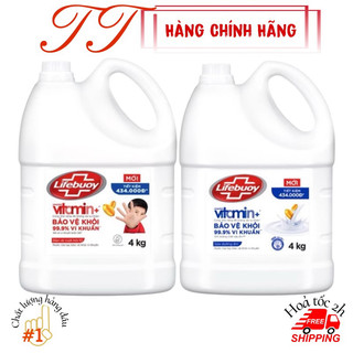  Nước Rửa Tay Lifebuoy Can 4KG Siêu Tiết Kiệm 