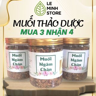 Muối ngâm chân 500gr, Muối ngâm chân thư giãn, Muối thảo dược ngâm giảm đau chân - Le Minh Store