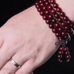 VÒNG TAY GỖ TỬ ĐÀN ẤN ĐỘ CỠ 8MM