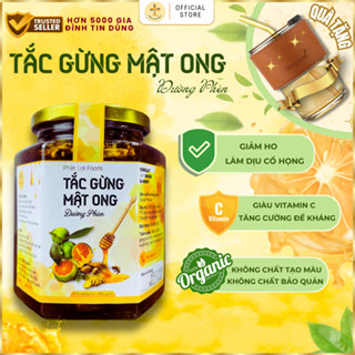 Tắc Gừng Mật Ong Đường Phèn - Phat Loi Foods - khối lượng tịnh 140g -350g - 650g, hũ thủy tinh sang trọng