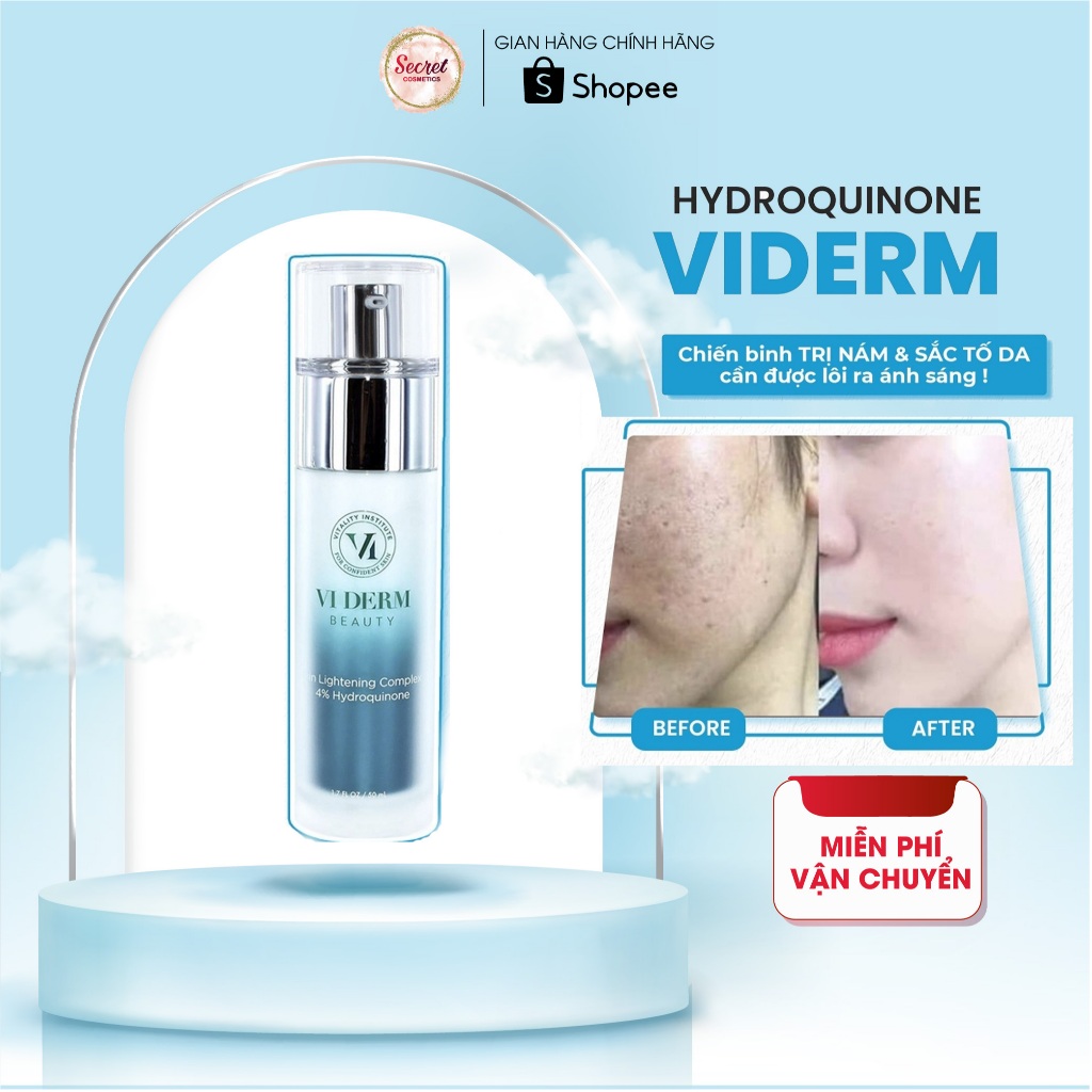 Kem Phức Hợp Làm Sáng Da Mờ Nám VI Derm Beauty Skin Lightening Complex 4% Hydroquinone  50ml