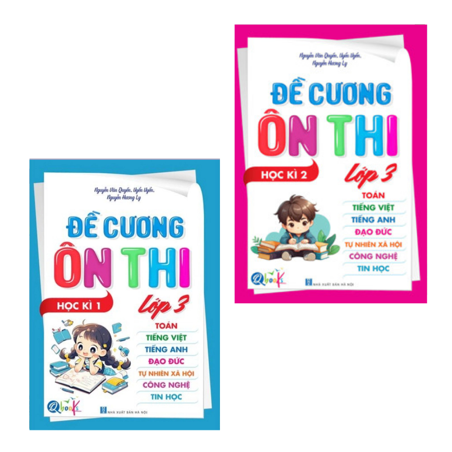 Sách - Đề Cương Ôn Thi Lớp 3 - Qbooks