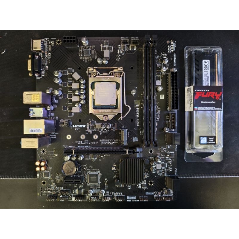 i5 10400F + H510 + 8GB RAM Kingston Fury