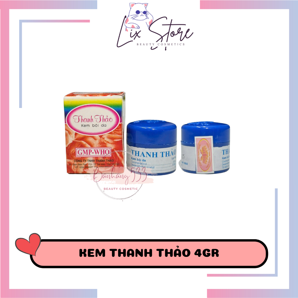 [Lẻ 1 hủ] Kem bôi da Thanh Thảo 4gr
