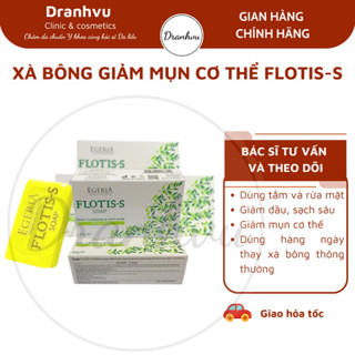 [Hàng công ty] Flotis S Soap Xà bông tắm cho da dầu mụn, dày sừng, viêm nang lông