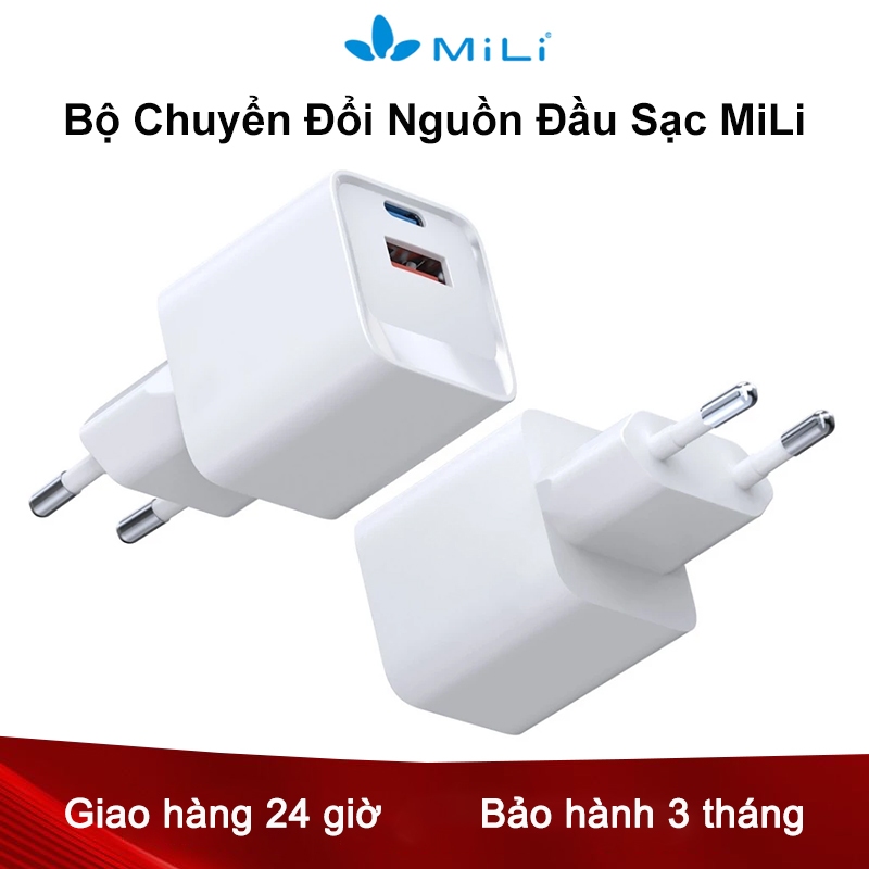 Bộ Sạc Nhanh MiLi PD Giao diện USB-A / Type-C 20W / 33W / 65W