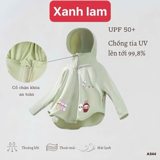 19 - Áo chống nắng LABUBU , KOROMI cho vé trai bé gái , áo khoác ,choàng chống nắng cho bé