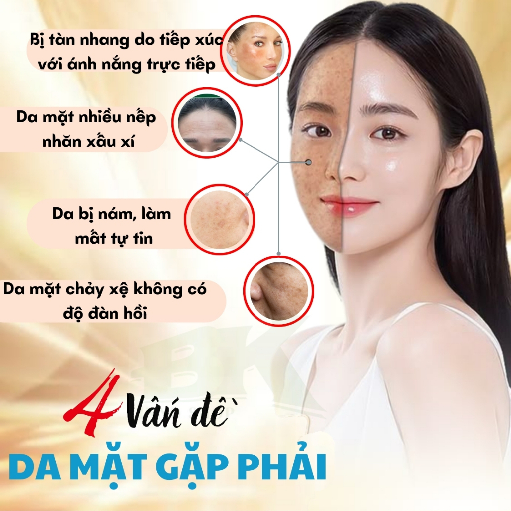 Kem Xóa Nếp Nhăn, Mờ Nám, Tàn Nhang QINGLING 50Gr, Chống Chảy Xệ, Bổ Sung Collagen, Da Trắng Mịn, Nâng Cơ Mặt | BK INNO