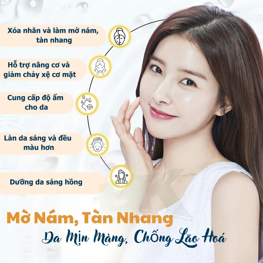 Kem Xóa Nếp Nhăn, Mờ Nám, Tàn Nhang QINGLING 50Gr, Chống Chảy Xệ, Bổ Sung Collagen, Da Trắng Mịn, Nâng Cơ Mặt | BK INNO