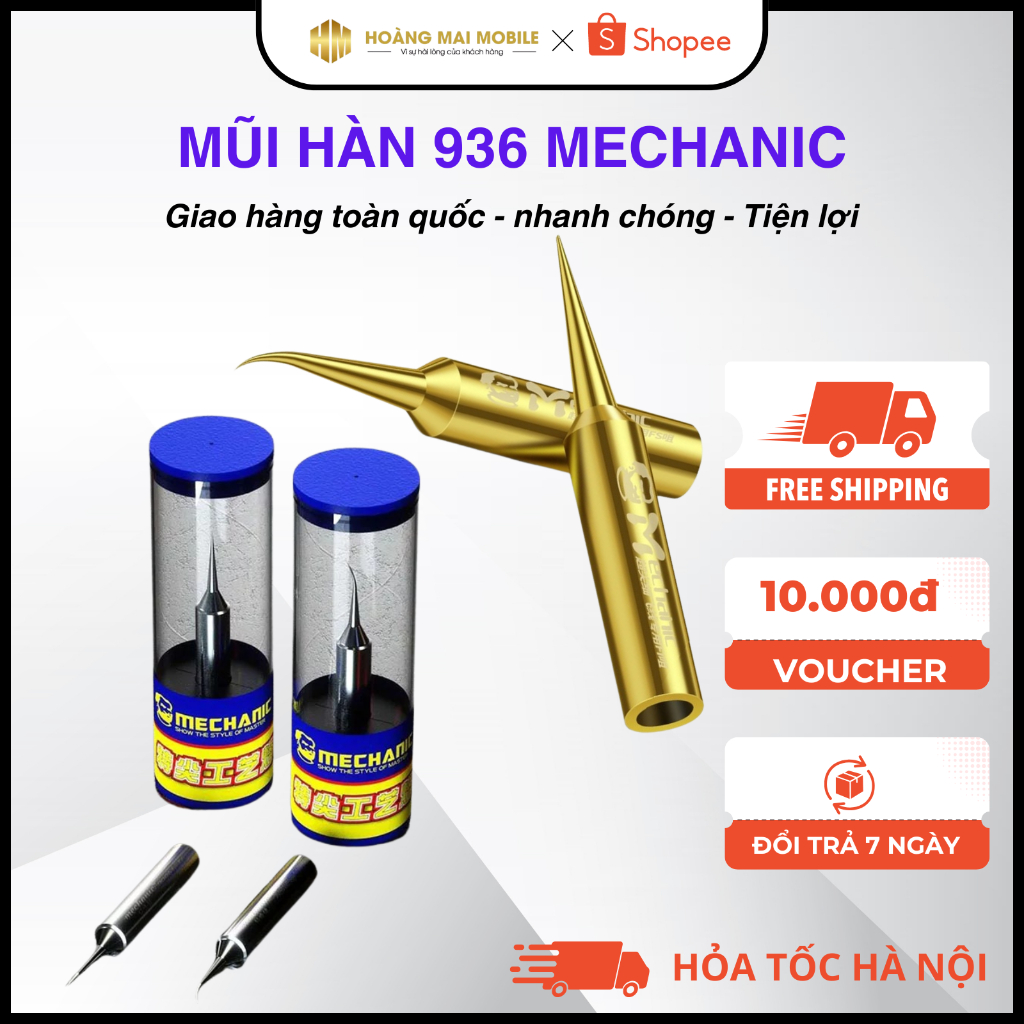Mũi hàn 936 siêu mảnh MECHANIC 900M-T-FS/FI