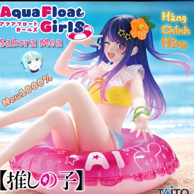 Mô Hình (Figure Hoshino Ai) Oshi no Ko ~ Hoshino Ai ~ Aqua Float Girls ~ Taito Online Crane Limited 