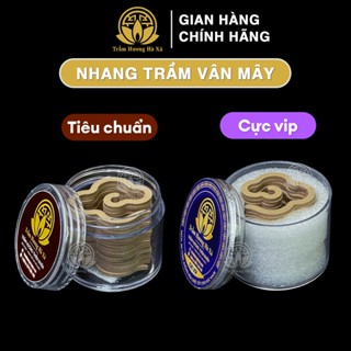 Nhang trầm hương vân mây xông nhà thơm dịu nhẹ hộp 15 vân Trầm Hương Hà Xá