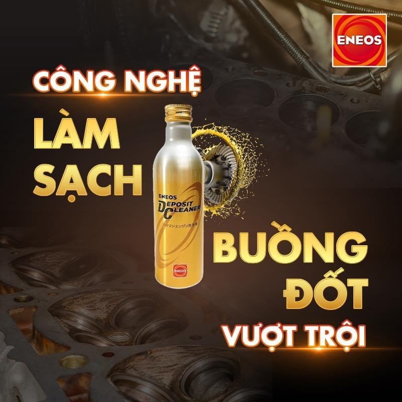 Dung dịch, phụ gia làm sạch  buồng đốt động cơ xe máy,ô tô ENEOS DEPOSIT CLEANER 180 ml
