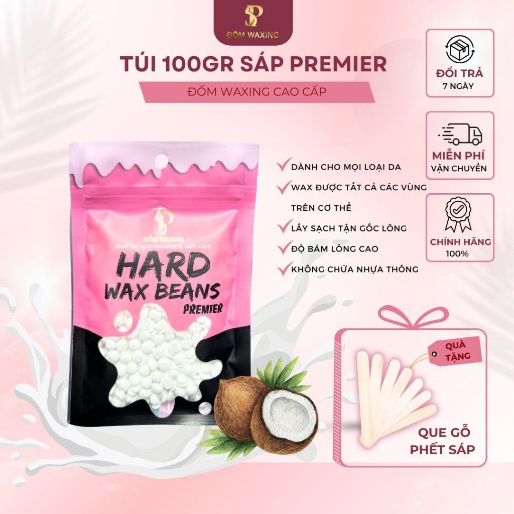 [siêu bám lông] Sáp Wax Lông Nóng Đốm Waxing wax lông nách, wax tay chân, sáp wax bikini, sáp wax to