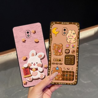 Ốp lưng Samsung J7 Pro - J7 Plus - J7+ in hình caro gấu thỏ, gấu bear cute