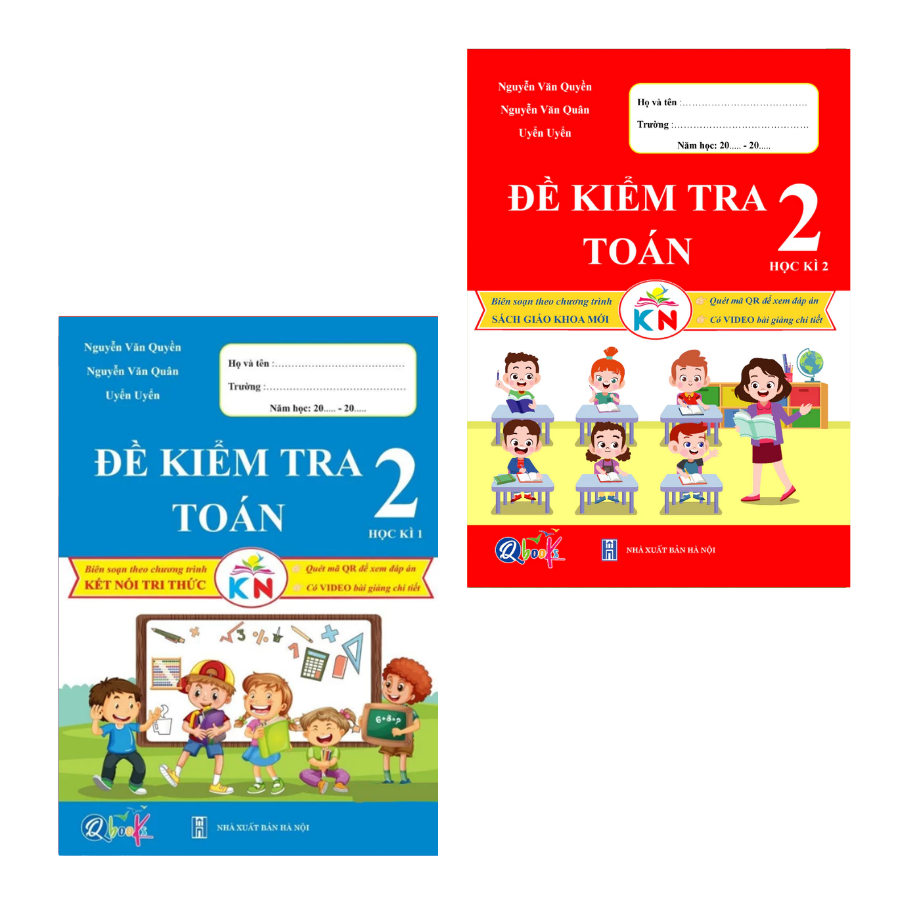 Sách - Đề Kiểm Tra Toán Lớp 2 - Kết Nối Tri Thức - Qbooks