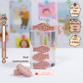 Thịt Heo Khoai Lang Sấy Khô Doggo Giàu Chất Xơ Hỗ Trợ Tiêu Hóa Tốt Cho Da Bánh Thưởng Cho Chó Mèo