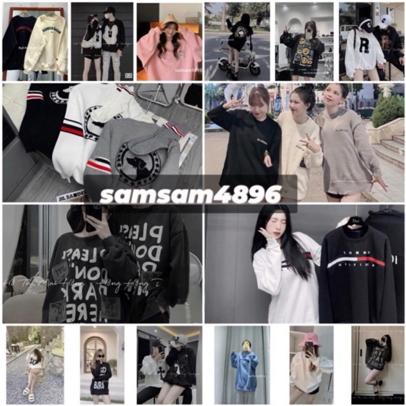 [RẺ VÔ ĐỊCH] Áo Nỉ Sweater Chất Nỉ Cotton In Nhiều Chữ Và Các Mẫu Sweater Nỉ Hot Form Rộng Unisex Nam Nữ Ulzang Hot 2023