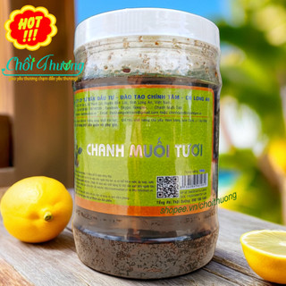 Chanh muối tươi ngâm đường vàng lành sạch tự nhiên thức uống giải khát thanh nhiệt tốt cho sức khỏe 