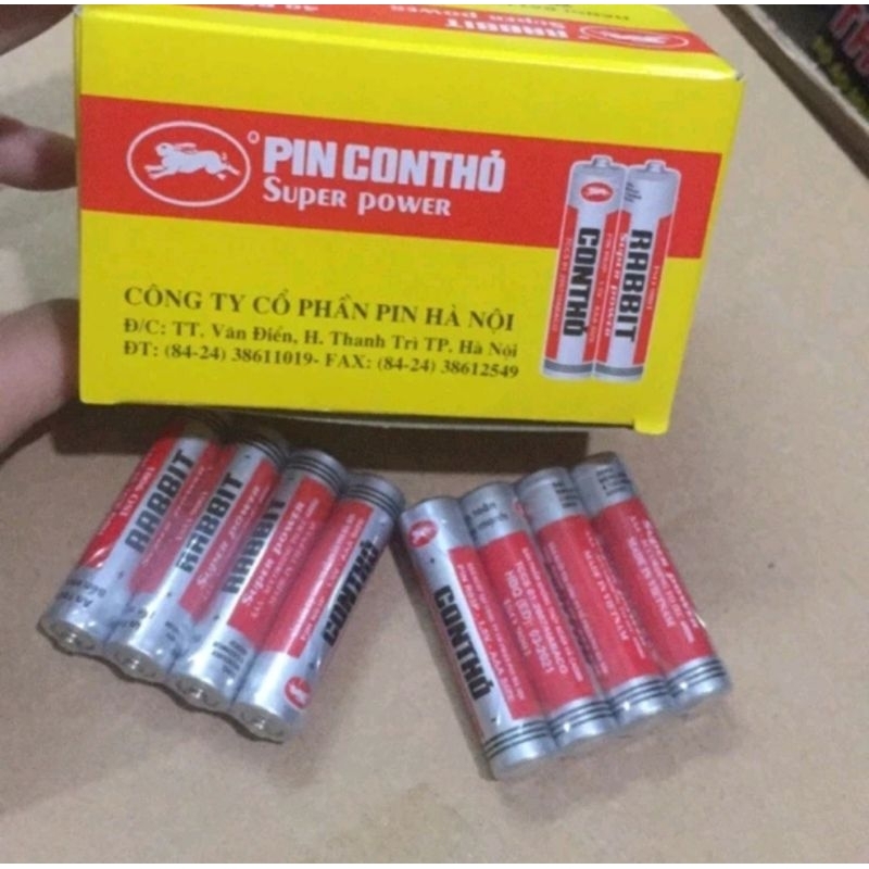 [GIÁ SỈ]pin đũa con thỏ AAA hoặc pin tiểu Con thỏ AA
