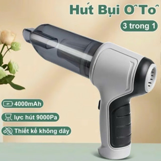 Máy Hút Bụi Cầm Tay Không Dây Nhật Bản TAMASHIO 6 Đầu Hút - Máy Hút Bụi Ô Tô - Giường Nệm - Lông Chó Mèo Tiện Dụng