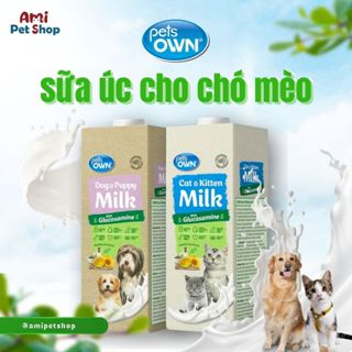 (CHÍNH HÃNG ) SỮA ÚC Chó Mèo, Sữa tươi PHA SẴN DÀNH CHO CHÓ MÈO - Sữa tươi Pet Own - sữa cho chó con, mèo con