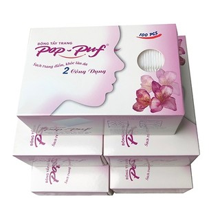 Bông Tẩy Trang Pop Puf Classic 100 Miếng