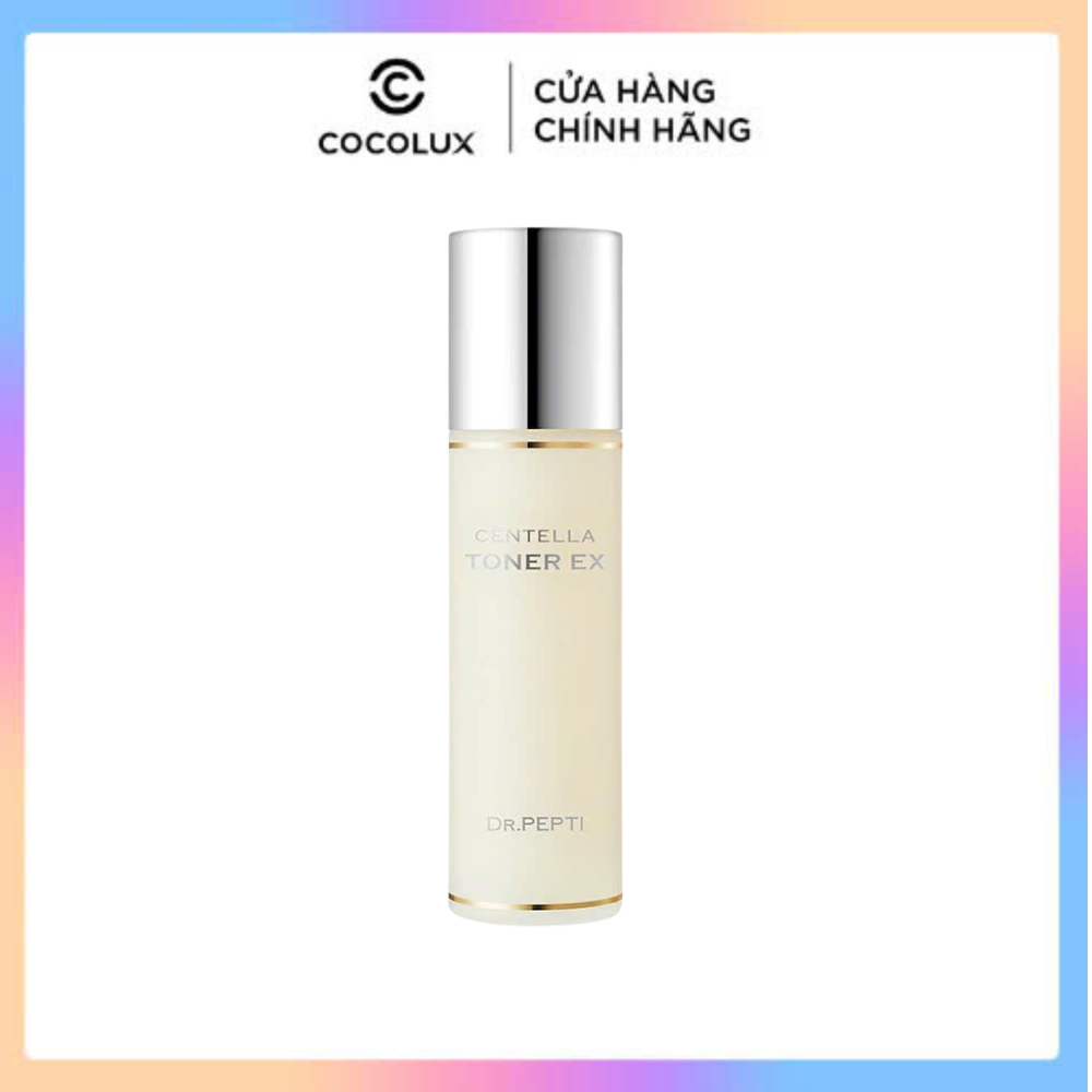 Nước Hoa Hồng Dưỡng Da Cấp Ẩm, Căng Bóng Dr.Pepti Centella Toner Ex 180ml Cocoshop