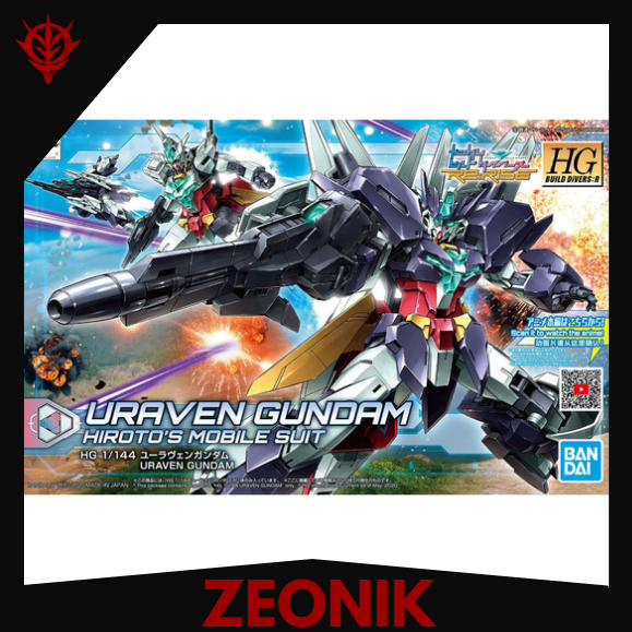 Mô Hình Lắp Ráp HG BD:R Uraven Gundam chính hãng BANDAI
