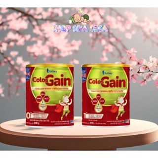 Vitadairy-Sữa bột Colos Gain 0+1+ 800gr ( date mới đầy đủ mã QR tích xu)